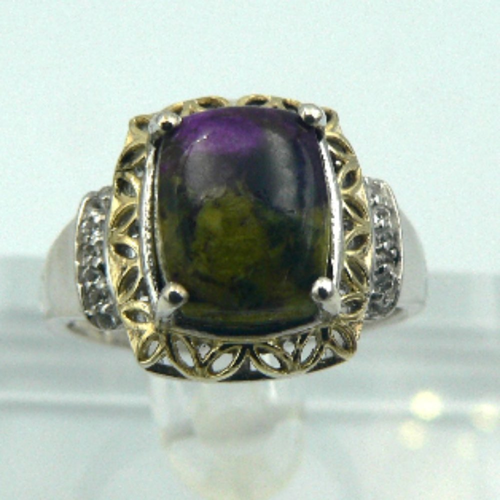 Sz 8 Genuine Tasmanian Stichtite Ring NWOT